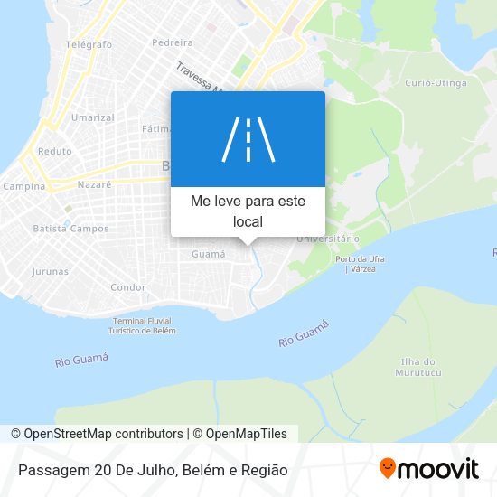 Passagem 20 De Julho mapa