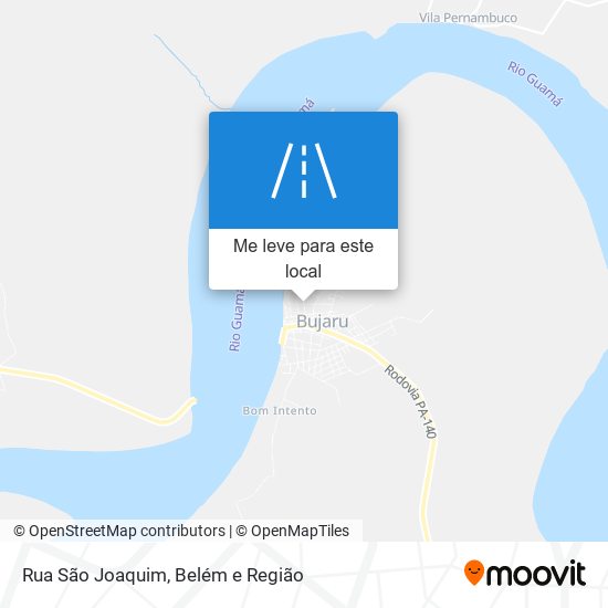 Rua São Joaquim mapa