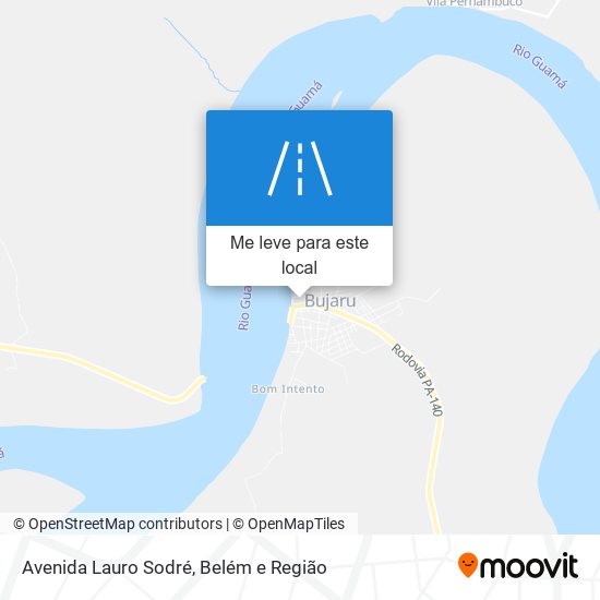 Avenida Lauro Sodré mapa