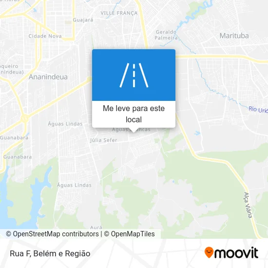 Rua F mapa