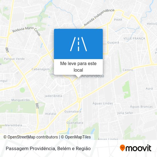 Passagem Providência mapa
