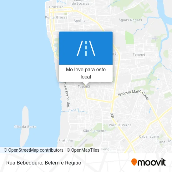 Rua Bebedouro mapa