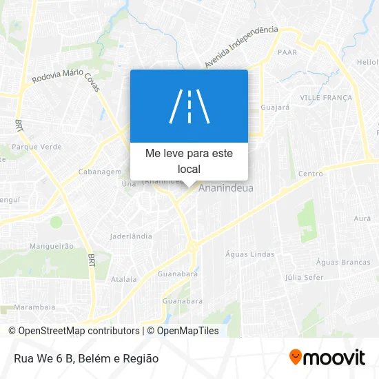 Rua We 6 B mapa