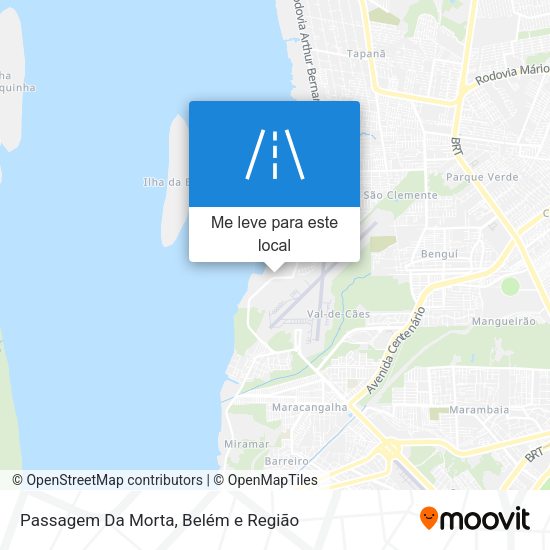 Passagem Da Morta mapa