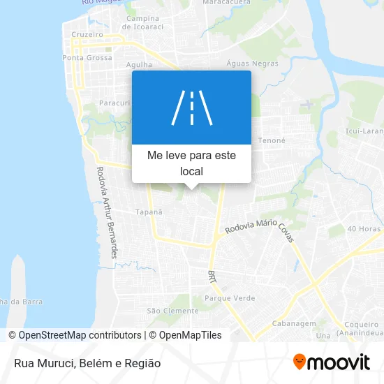 Rua Muruci mapa