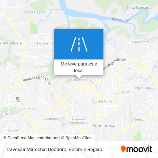 Travessa Marechal Deodoro mapa