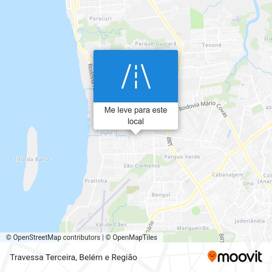 Travessa Terceira mapa
