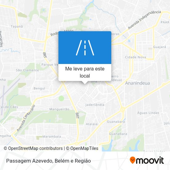 Passagem Azevedo mapa