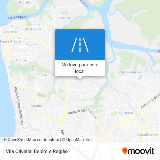Vila Oliveira mapa