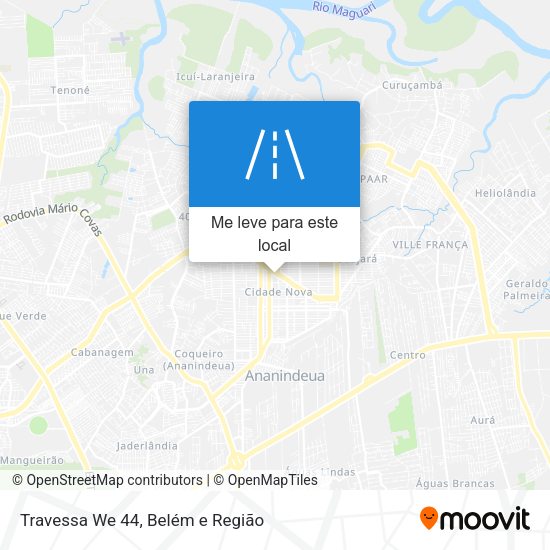 Travessa We 44 mapa