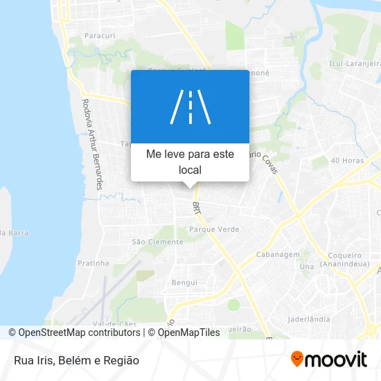 Rua Iris mapa