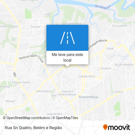 Rua Sn Quatro mapa