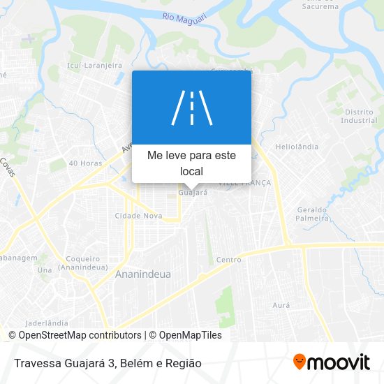 Travessa Guajará 3 mapa
