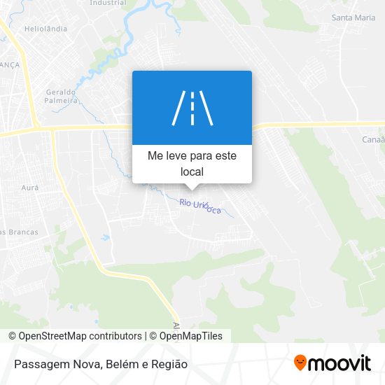 Passagem Nova mapa