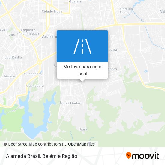 Alameda Brasil mapa