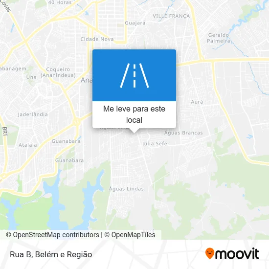 Rua B mapa