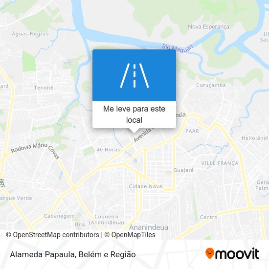 Alameda Papaula mapa