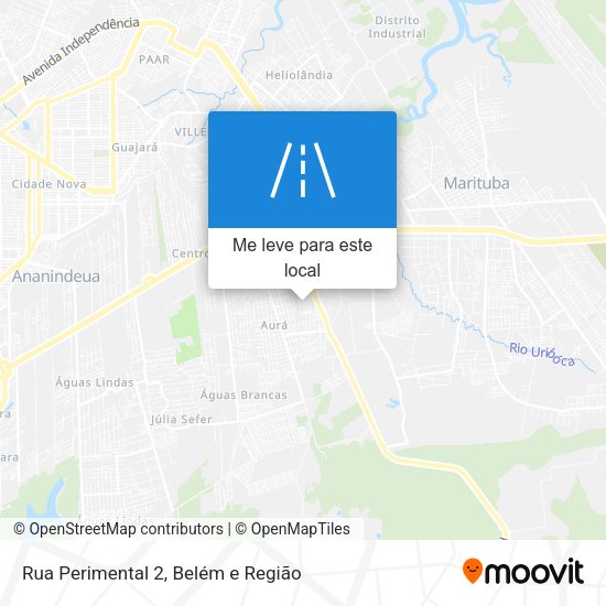 Rua Perimental 2 mapa