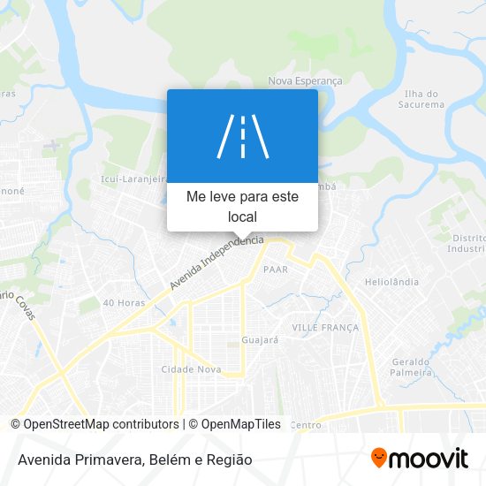 Avenida Primavera mapa