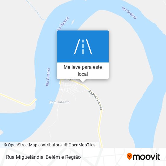 Rua Miguelândia mapa