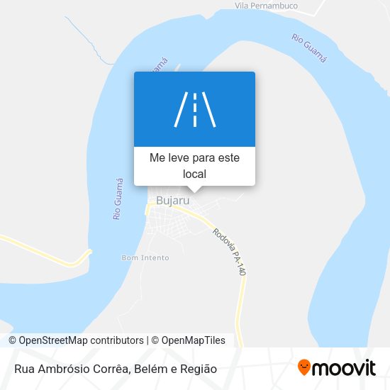 Rua Ambrósio Corrêa mapa