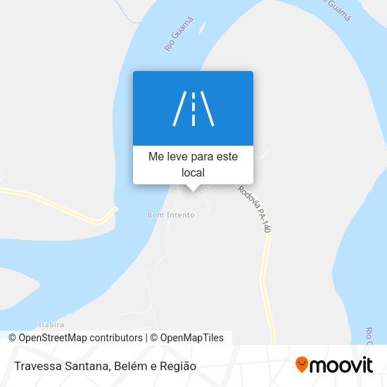 Travessa Santana mapa