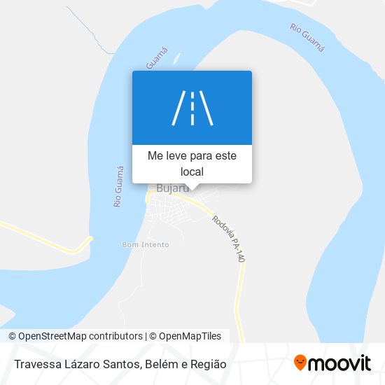 Travessa Lázaro Santos mapa