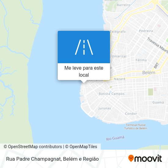 Rua Padre Champagnat mapa