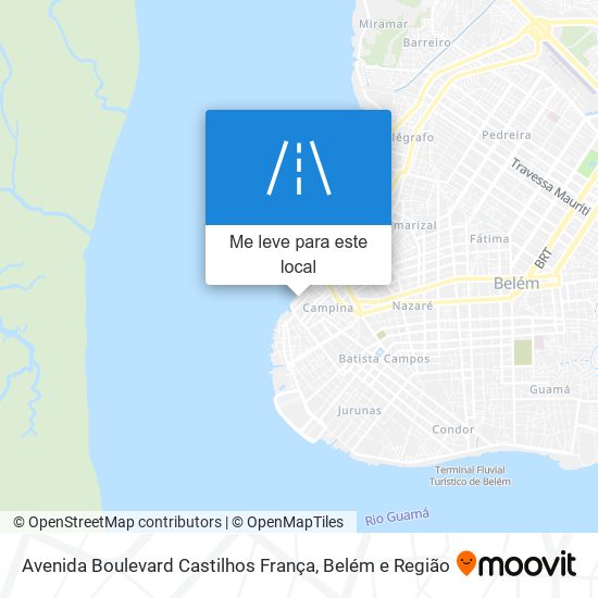 Avenida Boulevard Castilhos França mapa