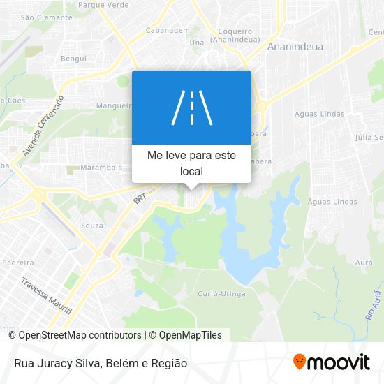 Rua Juracy Silva mapa