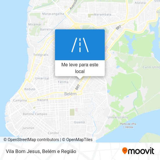 Vila Bom Jesus mapa