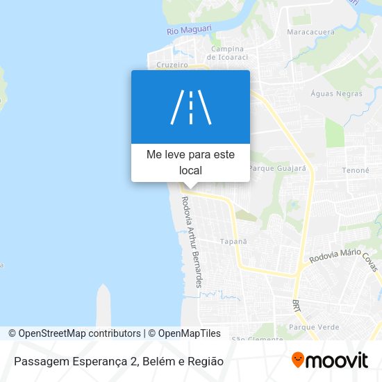 Passagem Esperança 2 mapa