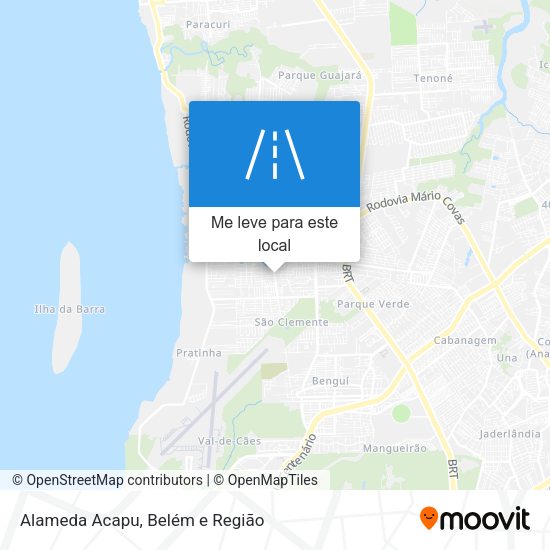 Alameda Acapu mapa