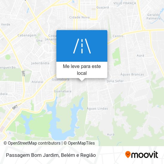 Passagem Bom Jardim mapa