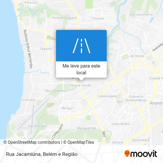 Rua Jacamiúna mapa
