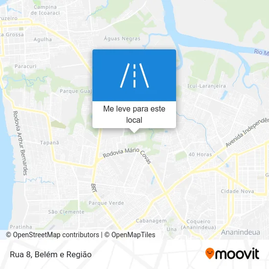 Rua 8 mapa