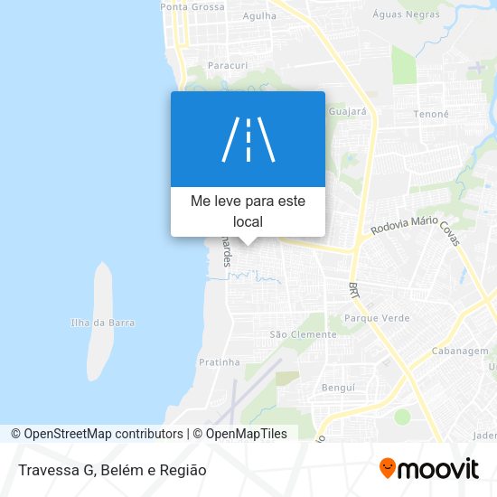 Travessa G mapa