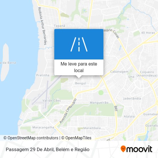 Passagem 29 De Abril mapa
