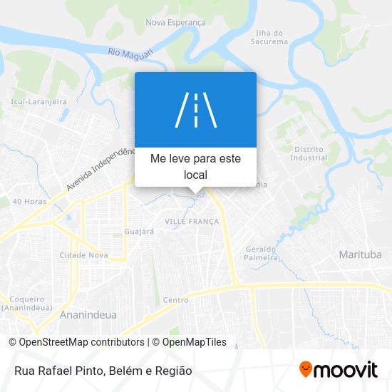 Rua Rafael Pinto mapa