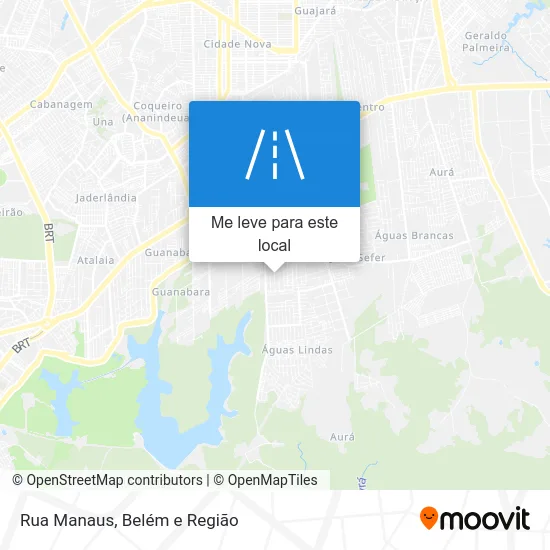 Rua Manaus mapa