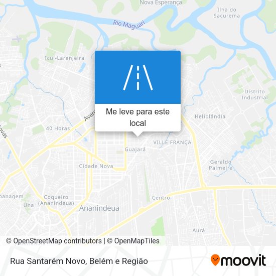 Rua Santarém Novo mapa