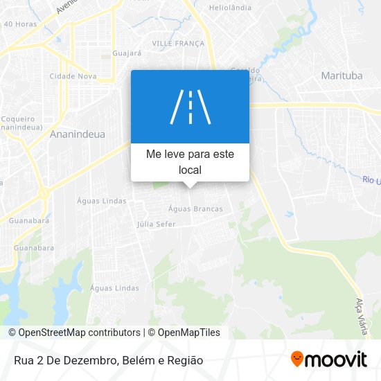 Rua 2 De Dezembro mapa