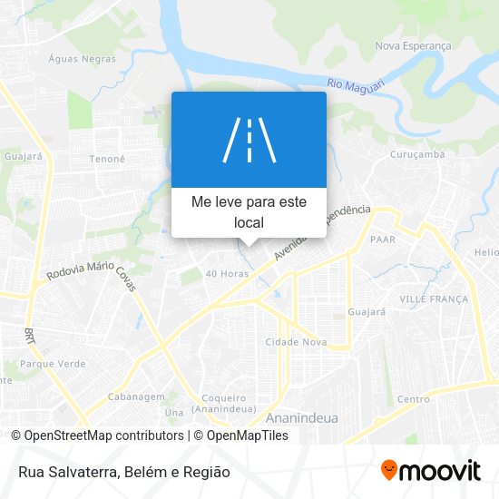 Rua Salvaterra mapa