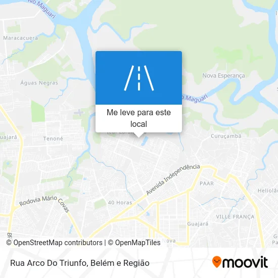 Rua Arco Do Triunfo mapa