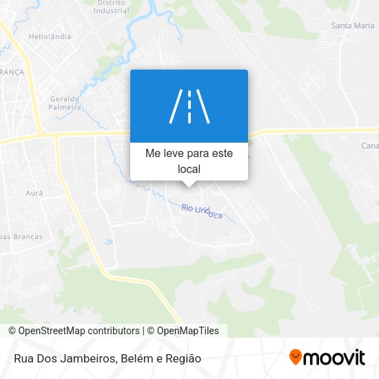 Rua Dos Jambeiros mapa