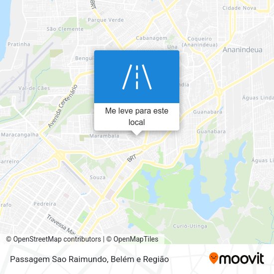 Passagem Sao Raimundo mapa