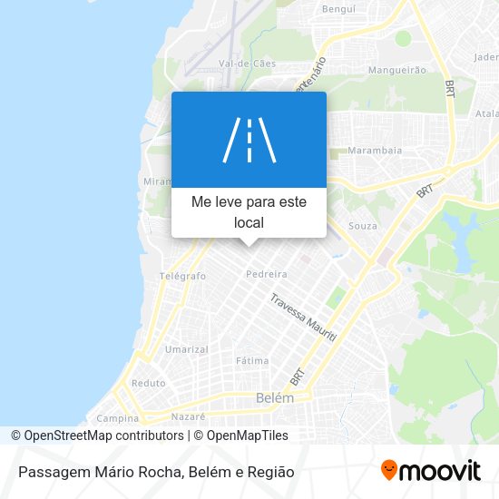 Passagem Mário Rocha mapa