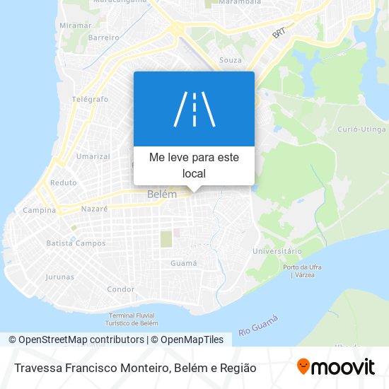 Travessa Francisco Monteiro mapa