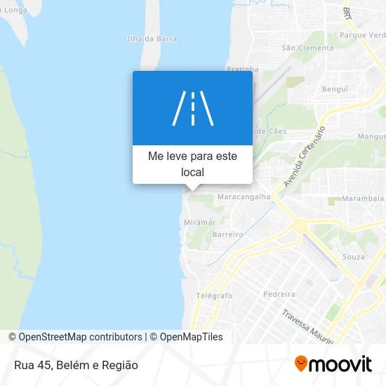 Rua 45 mapa