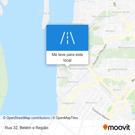 Rua 32 mapa